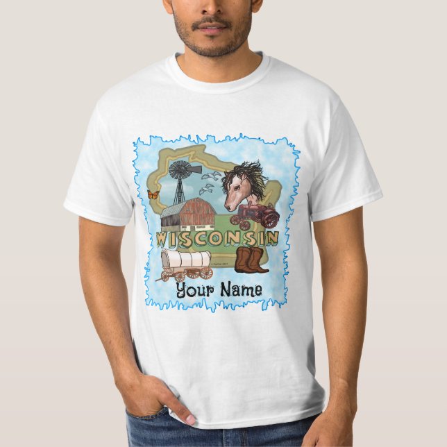 Wisconsin T-Shirt (Vorderseite)