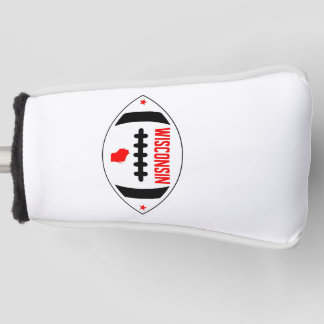 Wisconsin Themed Football Golf Headcover