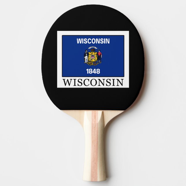 Wisconsin Tischtennis Schläger (Vorderseite)