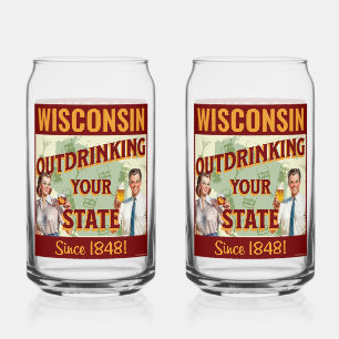 Wisconsin trinkt seit 1848 mehr als Ihr Staat Dosenglas