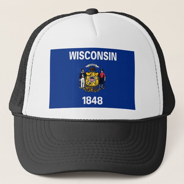 Wisconsin Truckerkappe (Vorderseite)