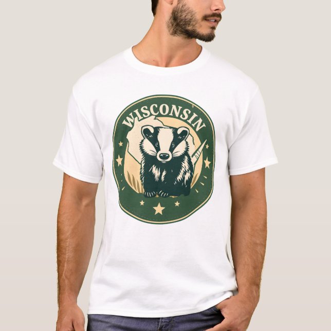 Wisconsin Tshirt V05 (Vorderseite)