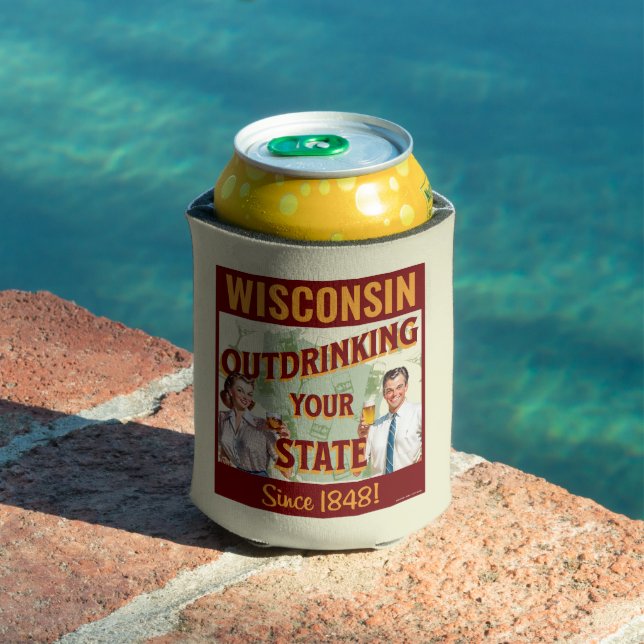 Wisconsin übertrinkt Ihren Staat seit 1848 Dosenkühler (In Situ Pool)