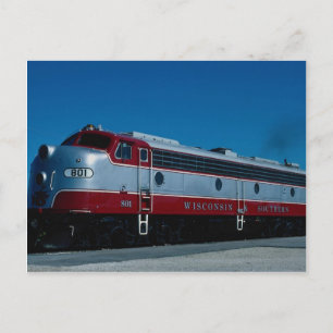 Wisconsin und Süd, EME E-8a Postkarte