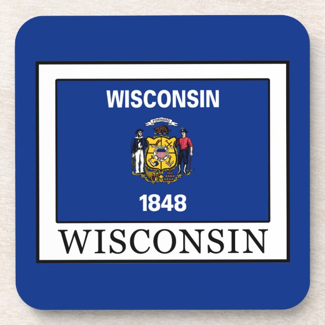 Wisconsin Untersetzer (Vorderseite)