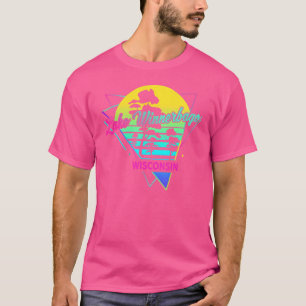 Wisconsin USA Nostalgisch Retro See Winnebago T-Shirt