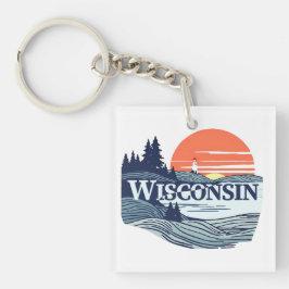 Wisconsin USA Schlüsselanhänger