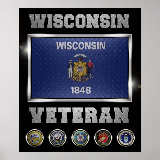 Wisconsin Veteran Poster (Vorne)
