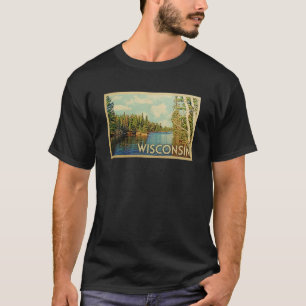 Wisconsin Vintage Travel T - Shirt