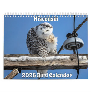 Wisconsin-Vogelkalender 2026 Kalender