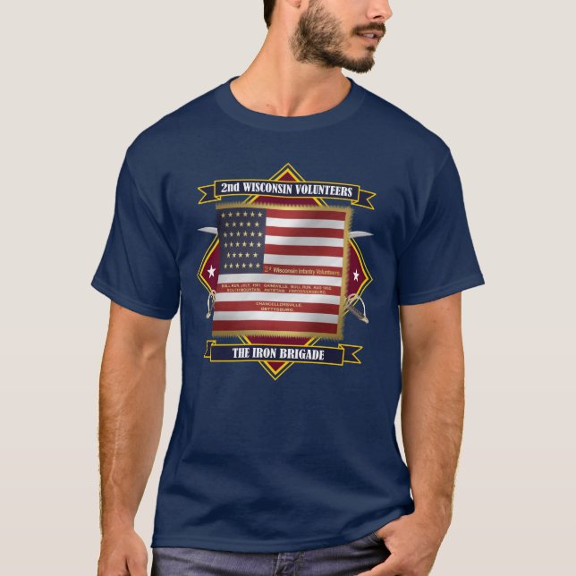 Wisconsin Volunteer Infanterie T-Shirt (Vorderseite)