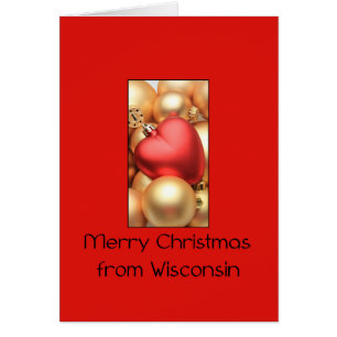 Wisconsin Weihnachtskarte, Staat spezifisch