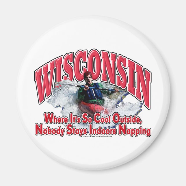 Wisconsin Whitewater Magnet (Vorne)