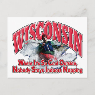 Wisconsin Whitewater Postkarte