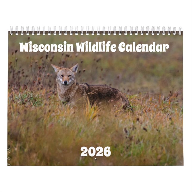 Wisconsin Wildlife Calendar 2026 Kalender (Titelbild)