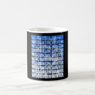 Wisconsin Winter - Schneeflocken fallen Kaffeetasse