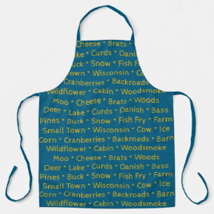 Wisconsin Words-Schürze Schürze
