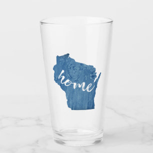 Wisconsin Zuhause Holzmaserung Glas