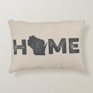 Wisconsin-Zuhause-Staats-Liebe-Kissen Zierkissen