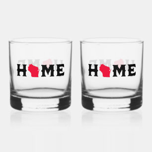 Wisconsin Zuhause Whiskyglas