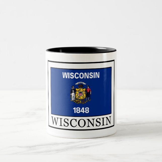 Wisconsin Zweifarbige Tasse (Mittel)