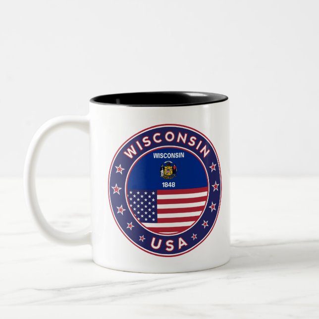 Wisconsin Zweifarbige Tasse (Links)