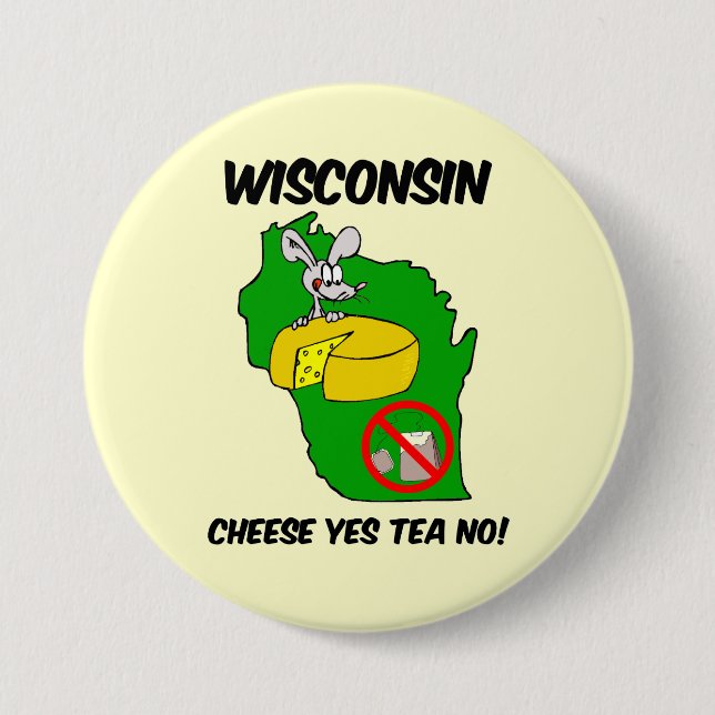Wisconsinantitee-Party Button (Vorderseite)