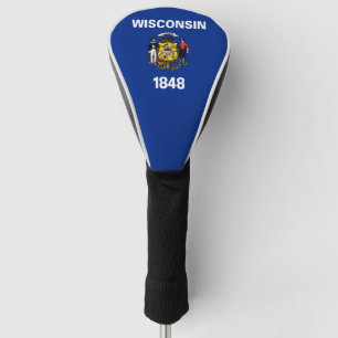 Wisconsinite Flagge, amerikanische Staatsflagge Golf Headcover
