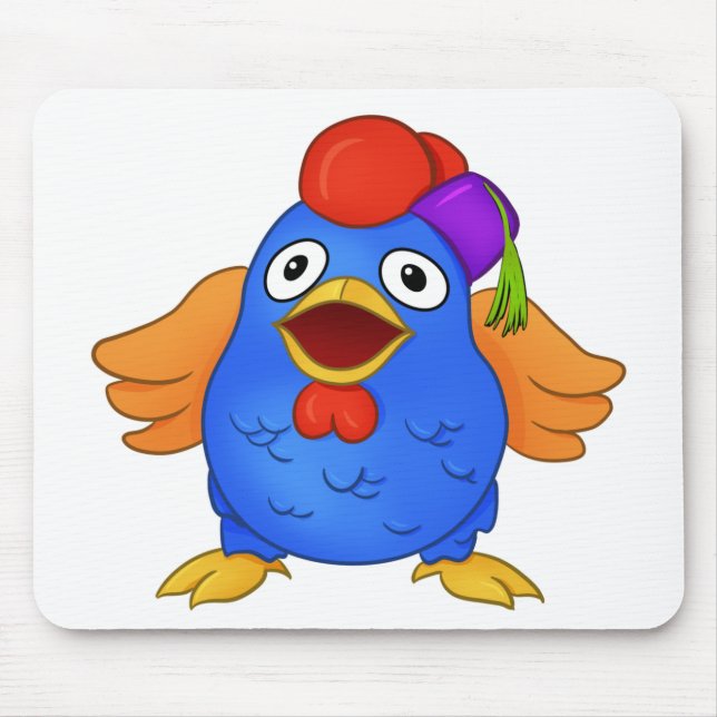 Wisdom Chicken Logo Mousepad (Vorne)