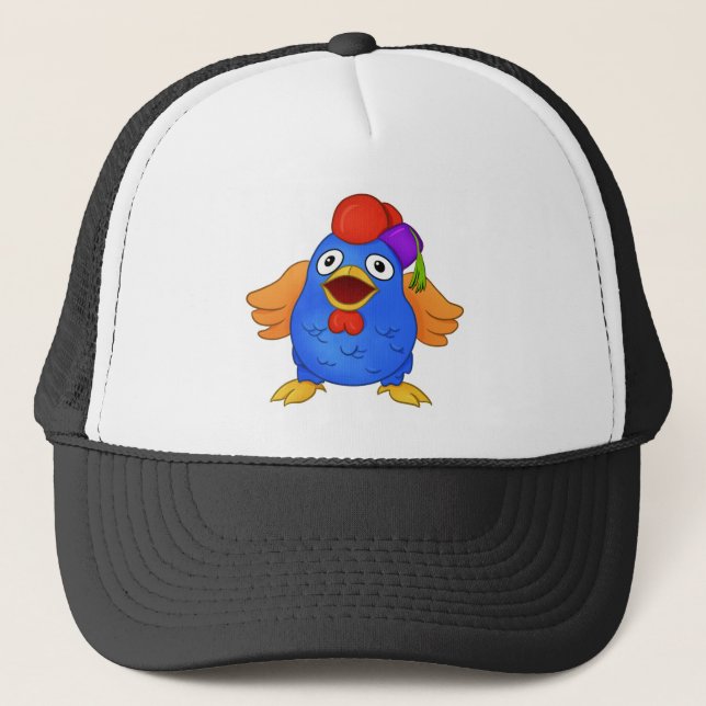 Wisdom Chicken Logo Truckerkappe (Vorderseite)