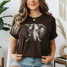 Wisdom – Elephant Portrait T-Shirt