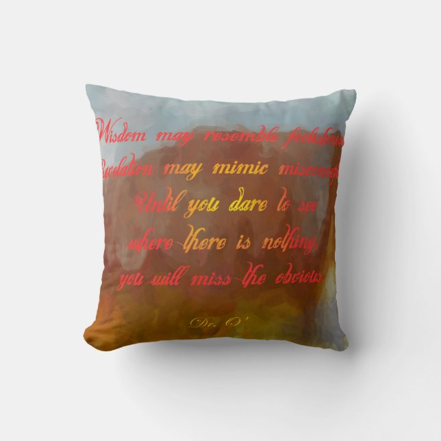Wisdom Pillow Kissen (Vorderseite)