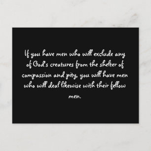 Wisdom Quotes - St. Francis of Assisi Postcards Postkarte