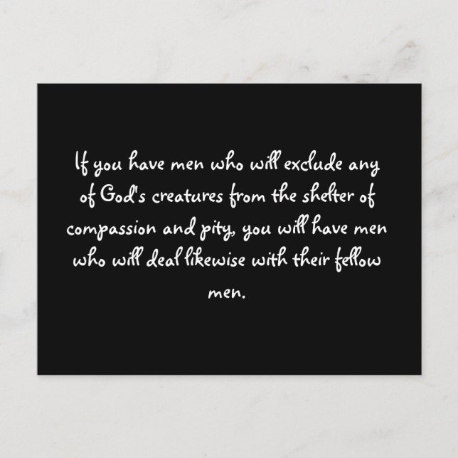 Wisdom Quotes - St. Francis of Assisi Postcards Postkarte (Vorderseite)