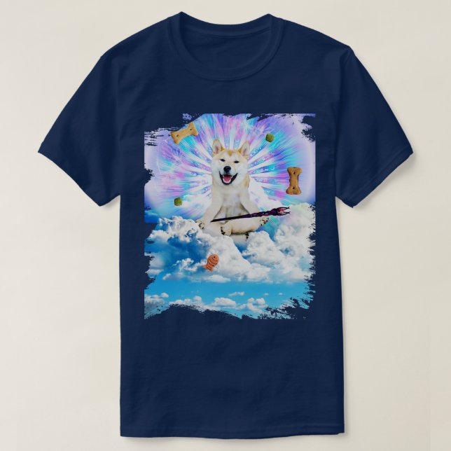 Wisdom Shiba T-Shirt (Design vorne)