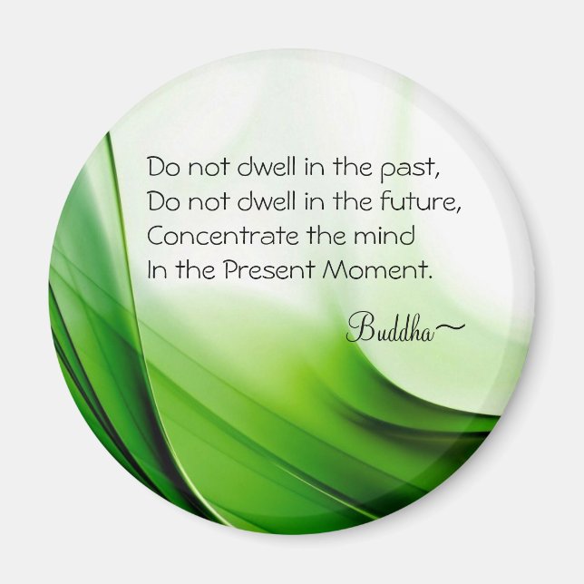 Wise Buddha Quote Magnet (Vorne)