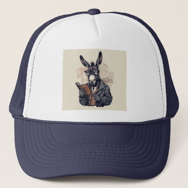 Wise Donkey — Cap Truckerkappe (Vorderseite)