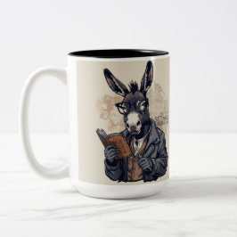 Wise Donkey — Mug Zweifarbige Tasse