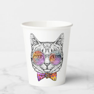 Wise Kitty Kat Pappbecher