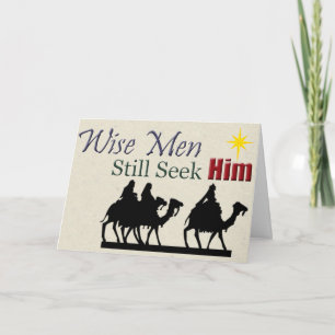 Wise Men Card Feiertagskarte