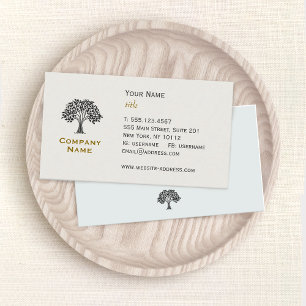 Wise Old Tree Business Card Visitenkarte