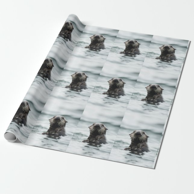 Wise Otter Geschenkpapier (Ungerollt)