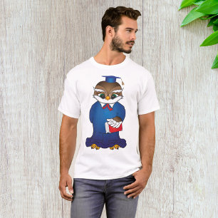 Wise Owl Abschluss Niedlich Scholar Bird T-Shirt