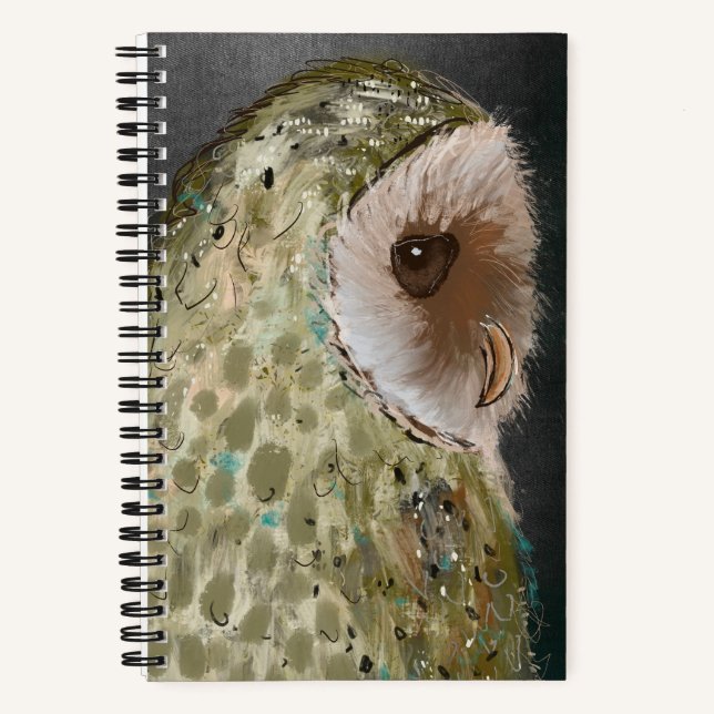 Wise Owl Sketteljournal Notizbuch (Vorderseite)