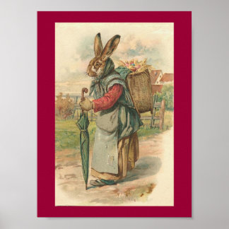 Wise Rabbit Oaster Poster