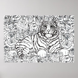Wise Tiger Poster