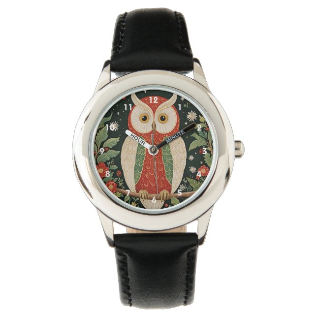 Wise Winter Watcher Armbanduhr (Vorderseite)