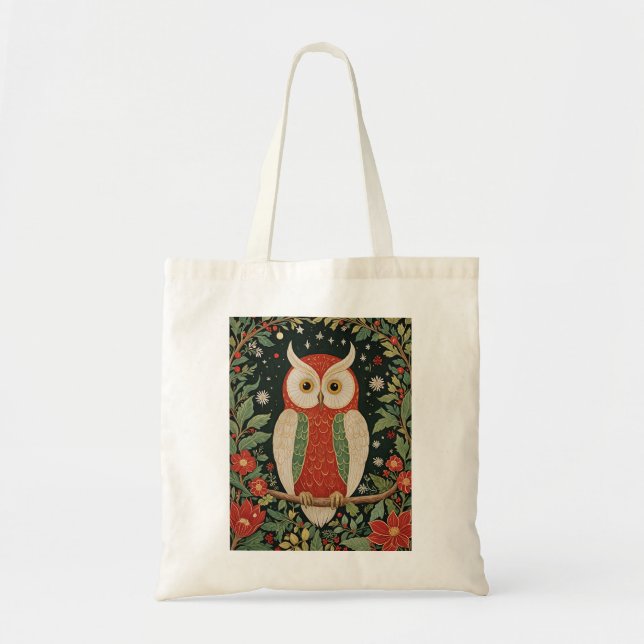 Wise Winter Watcher Tragetasche (Vorne)
