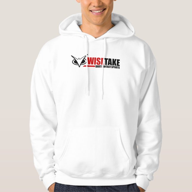 WiseTake tägliche Fantasie trägt weißen Hoodie zur (Vorderseite)