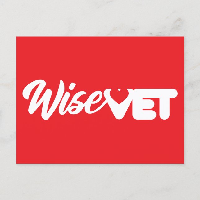 WiseVet - Postkarte (Vorderseite)